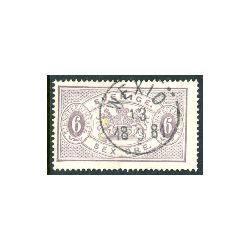Sverige. Tjenste 1874. 6 Øre violet, AFA nr 4 *, **, (o)