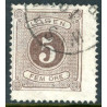 Sverige. Portomærke. 1877. 5 Øre, AFA nr 3 *  stemplet