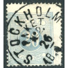 Sverige. Portomærke. 1874. 20 Øre, AFA nr. 6 *  stemplet