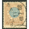 Sverige. 1877. Ringtype 1 kr.  AFA nr. 27 * postfrisk stemplet FDC st,