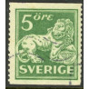Sverige. 1925-26. Båndmærker 5 øre. Automatmærke, UDEN vm. AFA nr. 201a **  postfrisk stemplet FDC st,