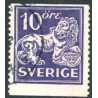 Sverige. 1925-26. Båndmærker tonet plade. 10 øre. Automatmærke, AFA nr. 202 **  postfrisk stemplet FDC st,