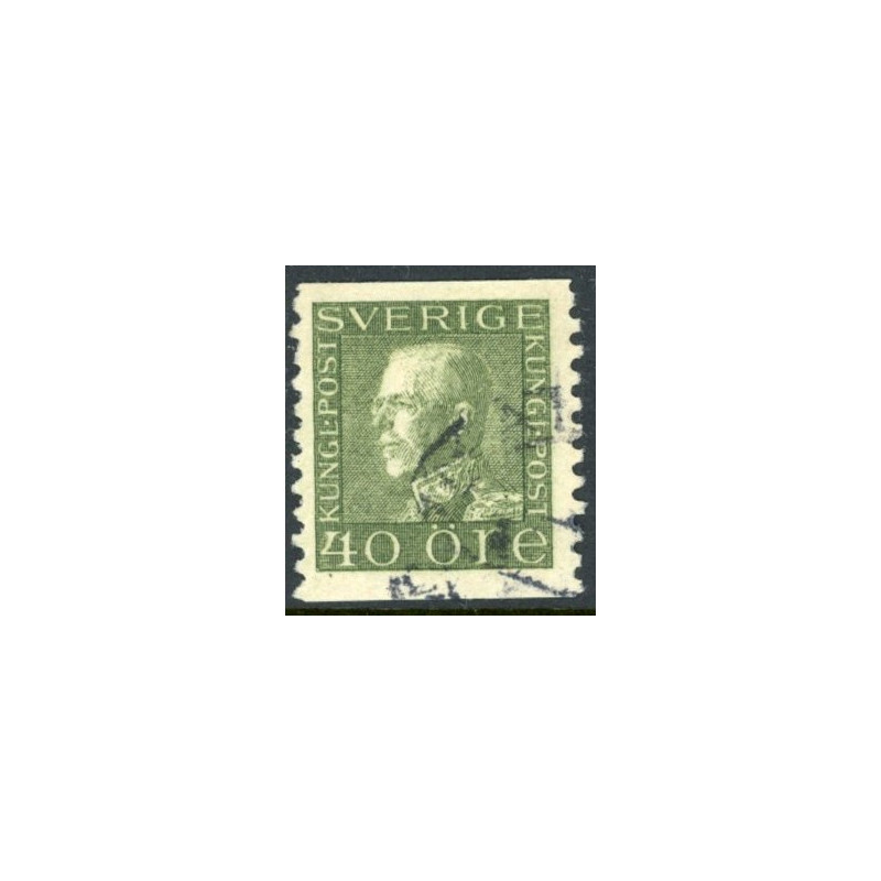Sverige. 1929-30. Båndmærker, 40 Øre. tp. I. AFA nr. 209 **  postfrisk stemplet FDC st,