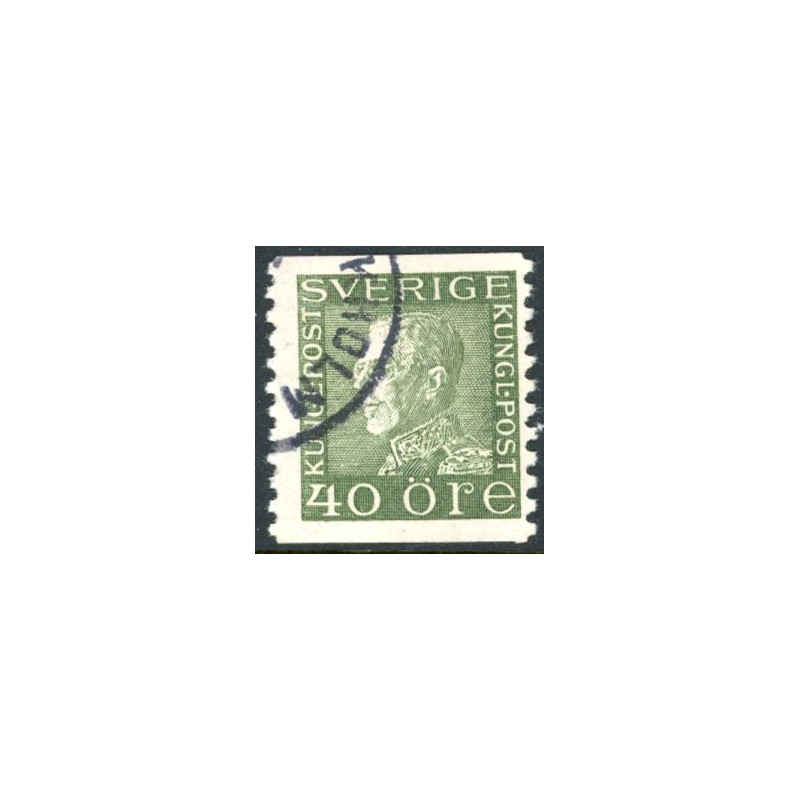 Sverige. 1929-30. Båndmærker, 40 Øre. tp. II. AFA nr. 209a **   postfrisk stemplet FDC st,
