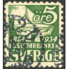 Sverige. 1933. Postsparebankens jubilæum, tp. I AFA nr. 221B **  postfrisk stemplet FDC st,