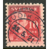 Sverige. 1920. Båndmærker, 10 Øre. tk. 10 alle sider, u. vm. AFA nr. 127B **  postfrisk stemplet FDC st,