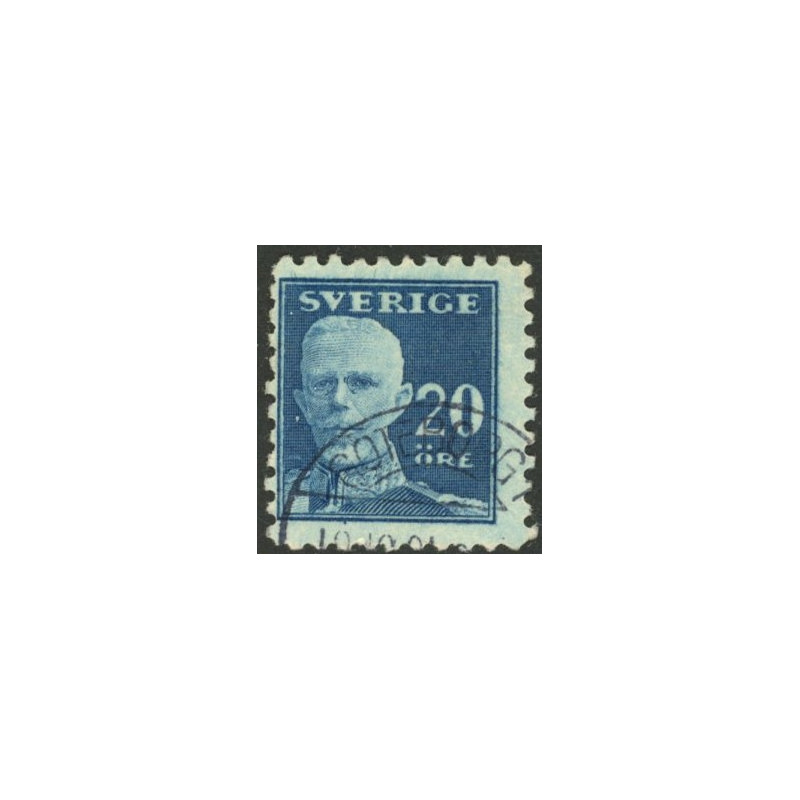 Sverige. 1920. Båndmærker, 20 Øre. tk. 10 alle sider, u. vm. AFA nr. 129B **  postfrisk stemplet FDC st,