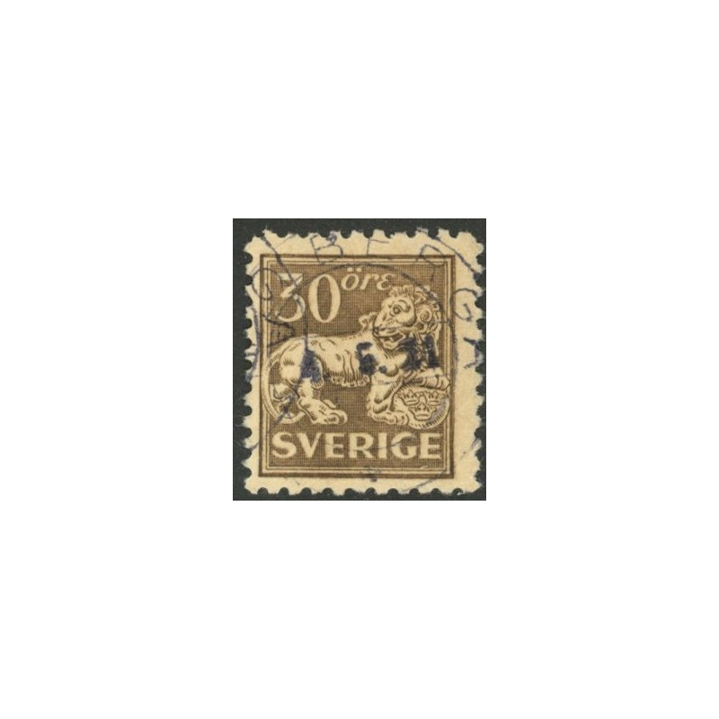 Sverige. 1920. Båndmærker, 30 Øre. tk. 10 alle sider, u. vm. AFA nr. 131B **  postfrisk stemplet FDC st,
