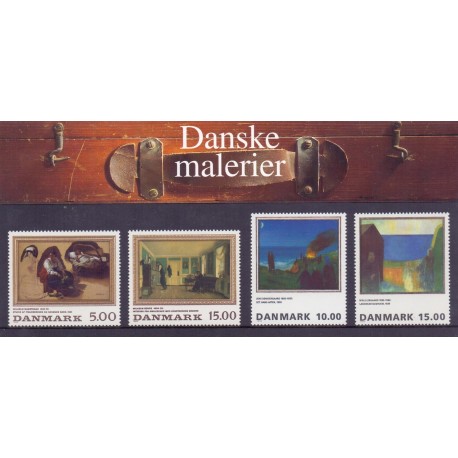 Souvenirmappe. 1995. Danske malerier. AFA nr. SM 19