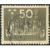 Sverige. 1924. Verdenspostkongres, 50 Øre, AFA nr. 168 **   postfrisk stemplet FDC st,