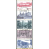 Sverige. 1980. Turistudgave Hälsingland. AFA nr. 1112-16 postfrisk sammentryk stemplet  hæfte FDC parstykkke