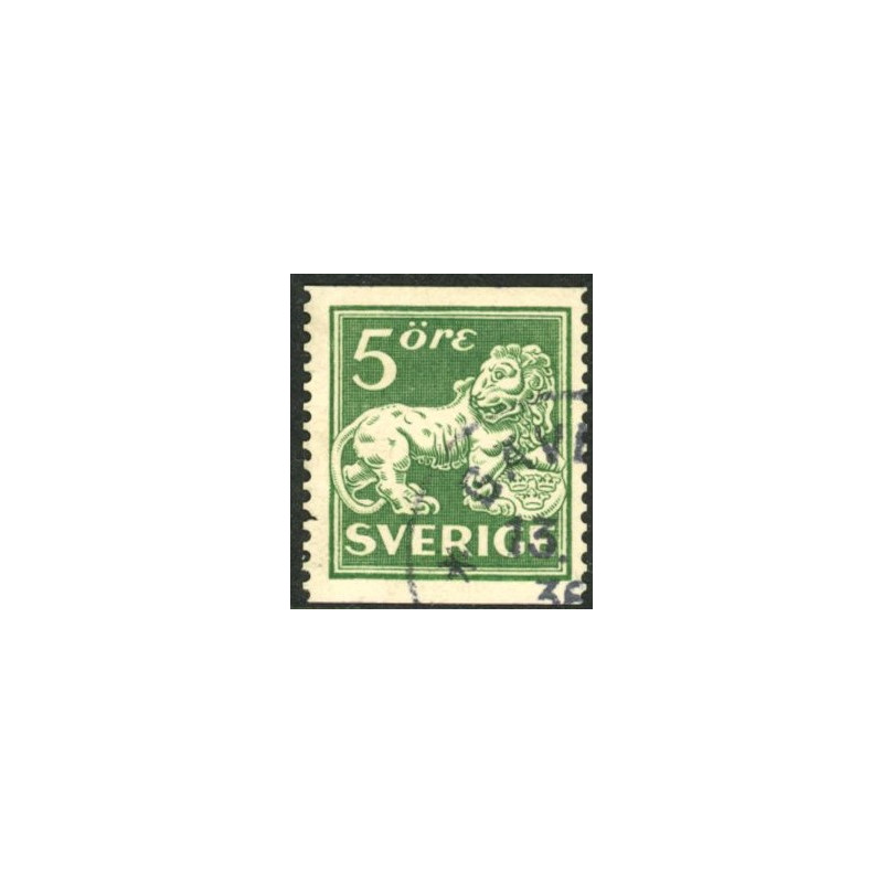 Sverige. 1934. Båndmærker 5 Øre , tk. 13 AFA nr. 201aH ** **  postfrisk stemplet FDC st,