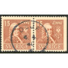 Sverige. 1939. Linné 15 Øre. AFA 261B & 261Ch **  postfrisk stemplet FDC st,