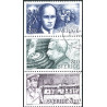 Sverige. 1987. I Humanitetens tjenste. AFA nr. 1413-15 postfrisk 3-stribe  Stemplet hæfte FDC parstykkke SWEDEN **/o