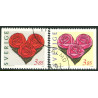 Sverige 1997. Valentins dag. AFA 1910-11 postfrisk stemplet  hæfte FDC