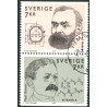 Sverige 1997. Nobel-prisen 1997. AFA nr. 1953-54 postfrisk stemplet  hæfte FDC