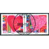 Sverige 2000. Valentins dag. AFA 2087-88 postfrisk stemplet  hæfte FDC parstykkke