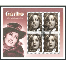 Sverige 2005. Greta Garbo miniark. AFA nr. 2424 postfrisk