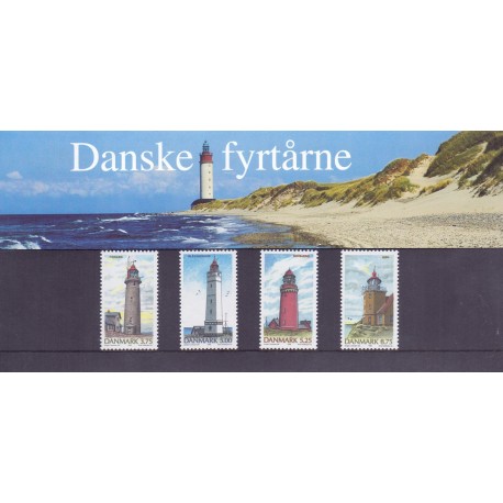 Souvenirmappe. 1996. Danske fyrtårne. AFA nr. SM 24