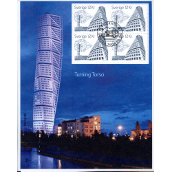 Sverige 2009. Svenske højdepunkter. AFA nr. 2656, postfrisk stemplet  hæfte FDC parstykkke