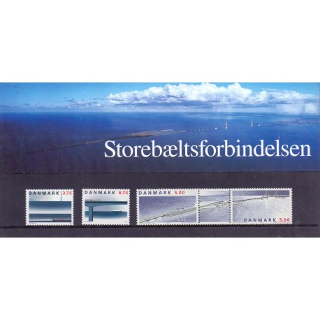 Souvenirmappe. 1998. Storebæltsforbindelsen. AFA nr. SM 29