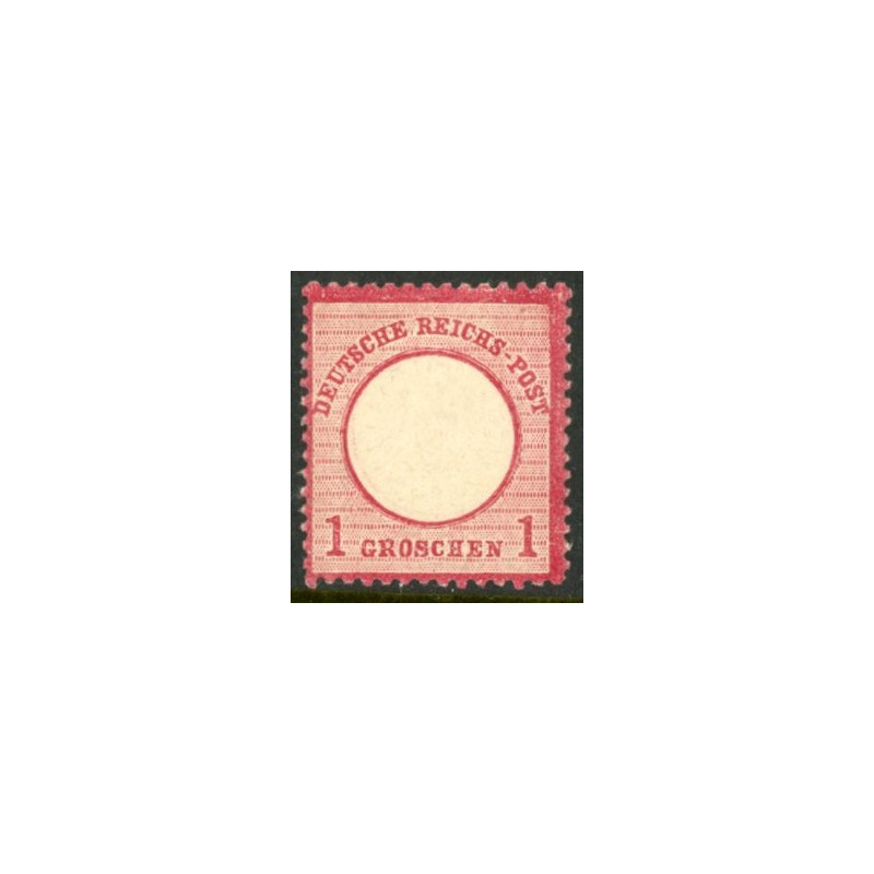Rige. 1872. Ørn med stort brystskjold, AFA nr. 19 *    **/(o)