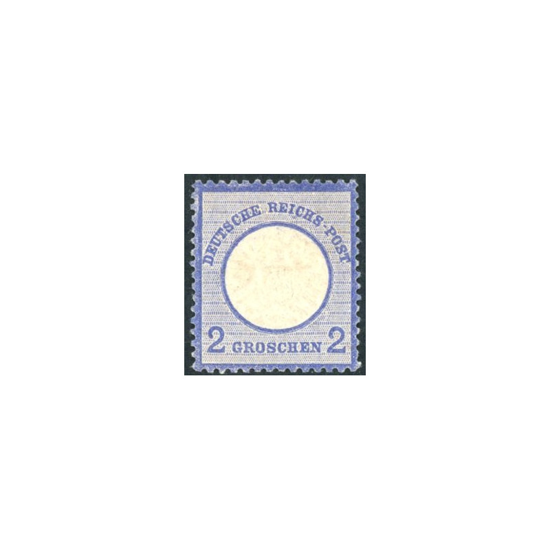 Rige. 1872. Ørn med stort brystskjold, AFA nr. 20 *    **/(o)