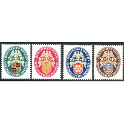Rige. 1926. Nødhjælp. AFA nr. 397-400 **   stemplet