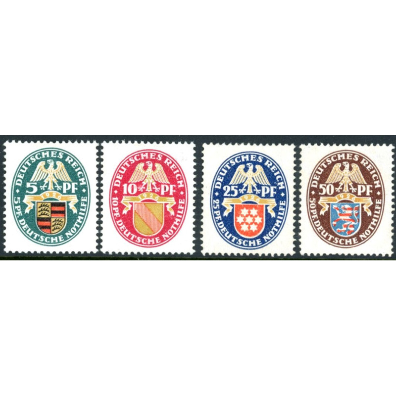 Rige. 1926. Nødhjælp. AFA nr. 397-400 **   stemplet