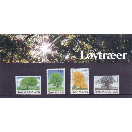 Souvenirmappe. 1999. Løvtræer. AFA nr. SM 33