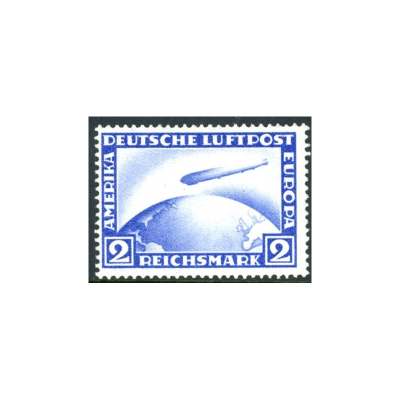Rige. 1928-31. Zeppelin luftpost. AFA nr. 422 **  stemplet