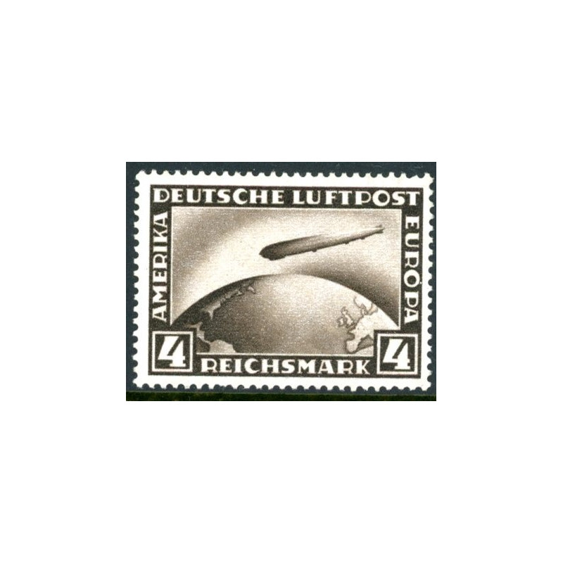 Rige. 1928-31. Zeppelin luftpost. AFA nr. 423 **  stemplet