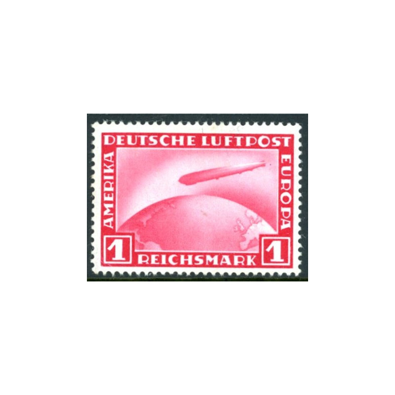 Rige. 1928-31. Zeppelin luftpost. AFA nr. 421 **  stemplet