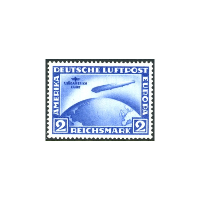 Rige. 1930. Zeppelin luftpost. AFA nr. 438 **  stemplet