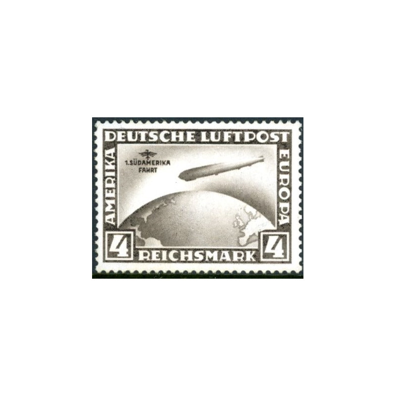 Rige. 1930. Zeppelin luftpost. AFA nr. 439 **  stemplet