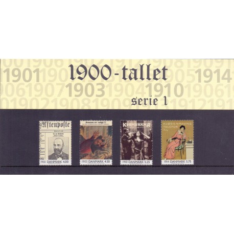 Souvenirmappe. 2000. 1900-tallet serie 1. AFA nr. SM 36