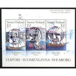 Finland. 2006. Sveaborg, miniark. AFA nr. 1788-90**     , postfrisk stemplet