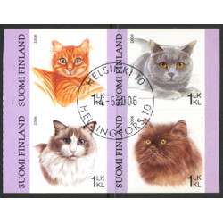 Finland. 2006. Katte, sammentryk. AFA nr. 1793-96 **     , postfrisk stemplet