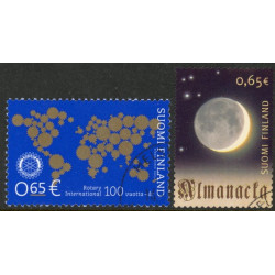 Finland. 2005. Rotary og Almanac i Finland. AFA nr. 1725-26  **       , postfrisk stemplet