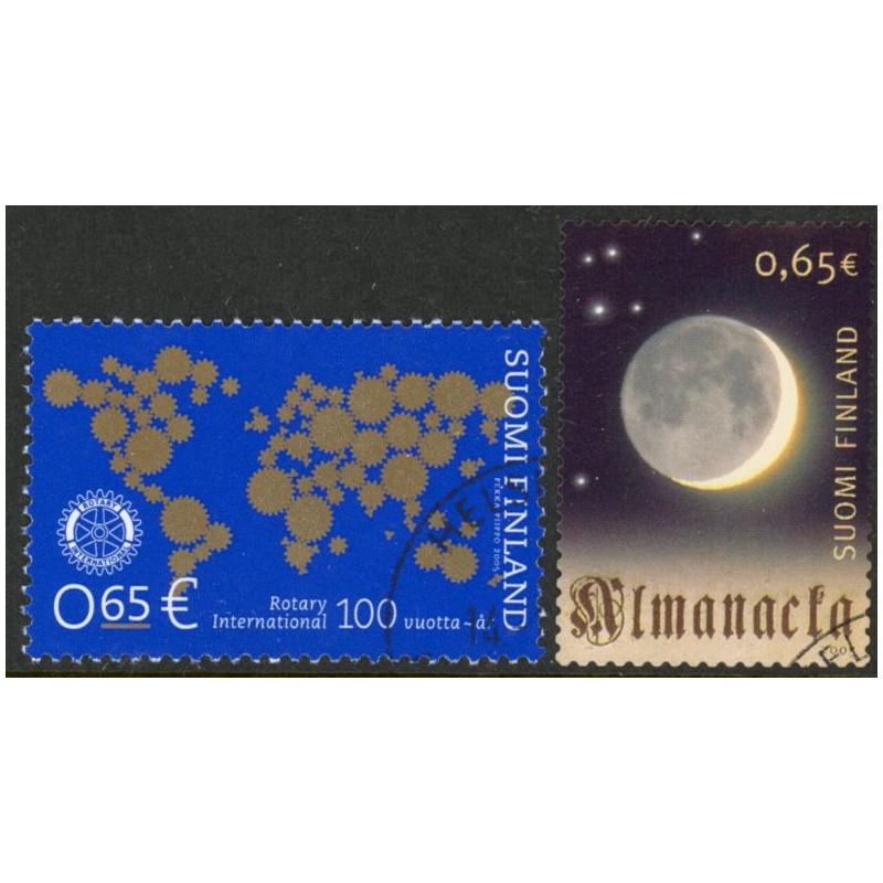 Finland. 2005. Rotary og Almanac i Finland. AFA nr. 1725-26  **       , postfrisk stemplet