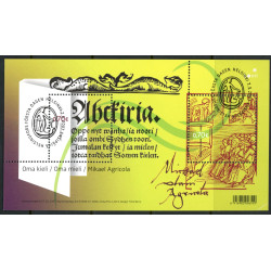 Finland. 2007. Mikael Agricolas, miniark. AFA nr. 1831-32 **   , postfrisk stemplet