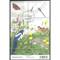 Finland. 2003. Sommer, miniark. AFA nr. 1646-51 **     , postfrisk stemplet