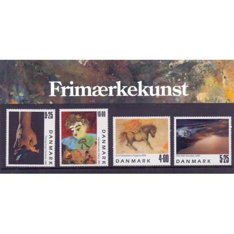 Souvenirmappe.2000. Frimærkekunst. AFA nr. SM 39