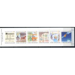 Finland. 1988. Postvæsnets historie, sammentryk. AFA nr. 1052-57 **     , postfrisk stemplet FDC