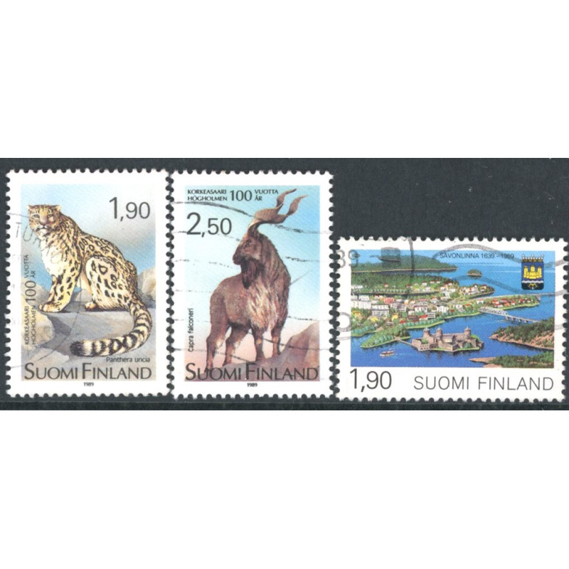 Finland. 1989. Dyreparken i Högholmen. AFA nr. 1077-78 **  , postfrisk stemplet FDC