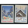 Finland. 1989. Julefrimærker. AFA nr. 1086-87 **               , postfrisk stemplet FDC