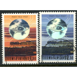 Finland. 1990. Post og Televerkets. AFA nr. 1088-89 **               , postfrisk stemplet FDC