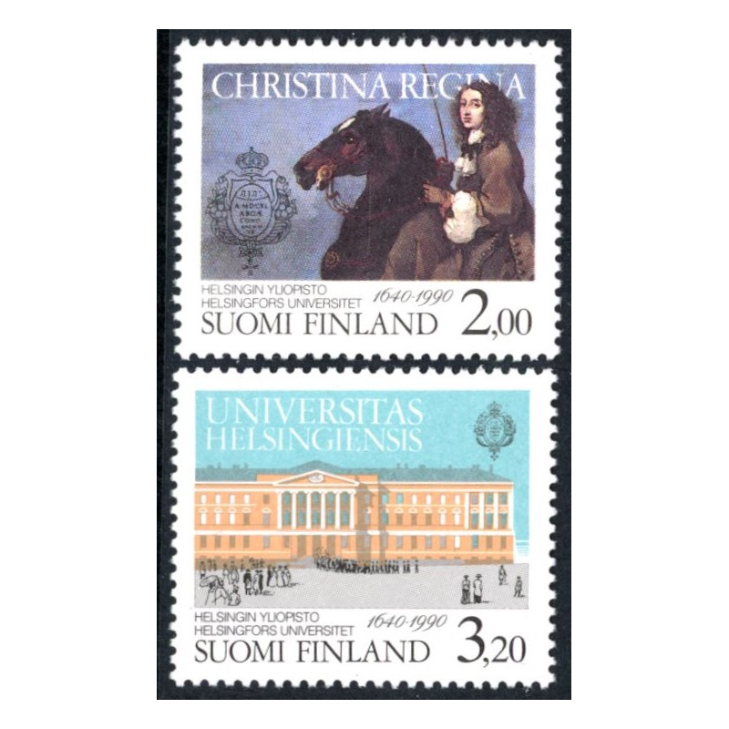 Finland. 1990. Helsingfors Universitet. AFA nr. 1096-97 **          , postfrisk stemplet FDC