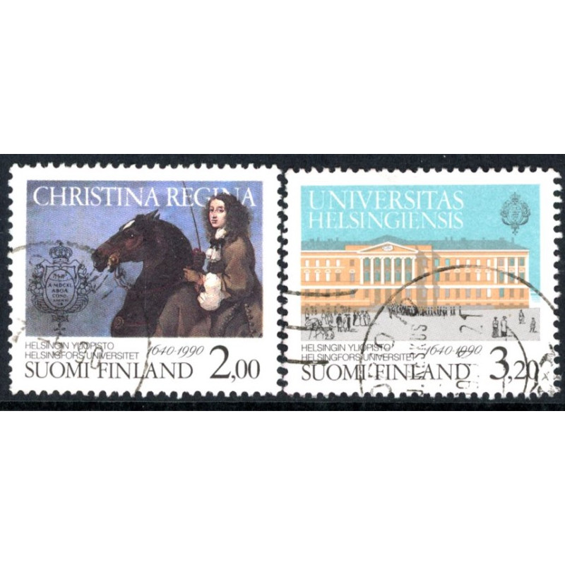 Finland. 1990. Helsingfors Universitet. AFA nr. 1096-97 **          , postfrisk stemplet FDC