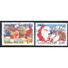 Finland. 1990. Julefrimærker. AFA nr. 1114-15 **        , postfrisk stemplet FDC